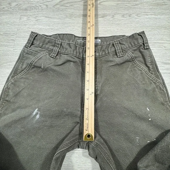 Carhartt Men's Work Pants Rugged Flex Relaxed Fit Duck Utility Brown 32x32 - Picture 6 of 10